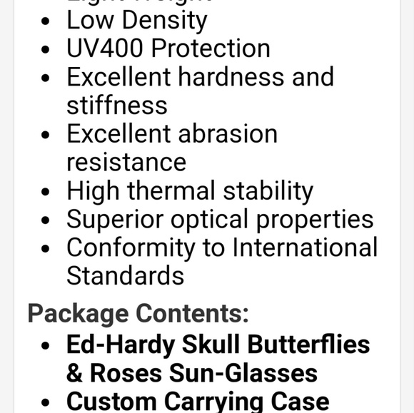 Ed Hardy Black VINTAGE Women's Sunglasses! - Picture 5 of 16